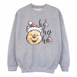 Disney - Sweat HO HO HO - Fille (Gris chiné)