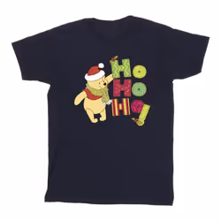 Disney - T-shirt HO HO HO - Homme (Bleu marine)