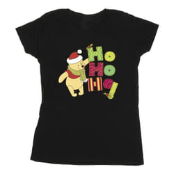 Disney - T-shirt HO HO HO - Femme (Noir)