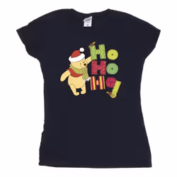 Disney - T-shirt HO HO HO - Femme (Bleu marine)
