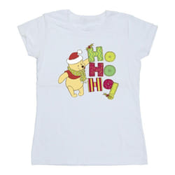 Disney - T-shirt HO HO HO - Femme (Blanc)