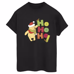Disney - T-shirt HO HO HO - Femme (Noir)