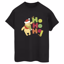 Disney - T-shirt HO HO HO - Femme (Noir)