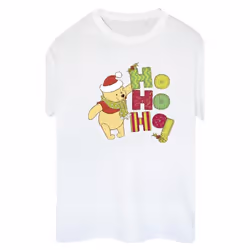 Disney - T-shirt HO HO HO - Femme (Blanc)