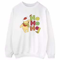 Disney - Sweat HO HO HO - Femme (Blanc)