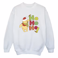 Disney - Sweat HO HO HO - Fille (Blanc)