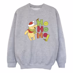 Disney - Sweat HO HO HO - Fille (Gris chiné)