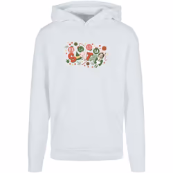 Elf - Sweat à capuche FA LA LA - Femme (Blanc)