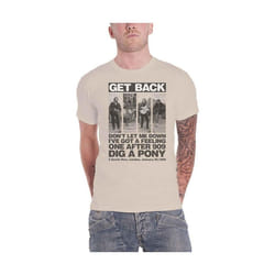 The Beatles - T-shirt ROOFTOP - Adulte (Beige pâle)