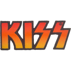 Kiss - Patch à repasser - Taille unique (Orange / Jaune / Noir)