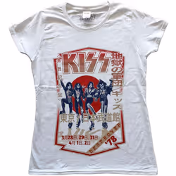 Kiss - T-shirt DESTROYER TOUR - Femme (Blanc)