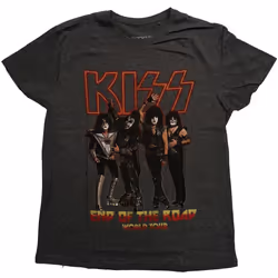 Kiss - T-shirt END OF THE ROAD TOUR - Adulte (Marron)