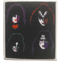 Kiss - Patch à repasser - Taille unique (Noir)