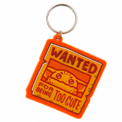 Star Wars: The Mandalorian - Porte-clés WANTED - Taille unique (Jaune / Orange)