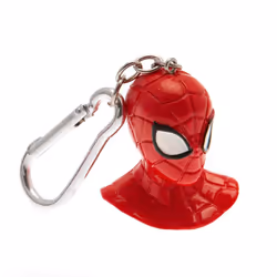 Spider-Man - Porte-clés - Taille 45 mm x 35 mm x 10 mm (Rouge / Blanc)