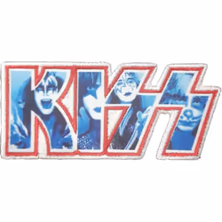 Kiss - Écusson - Taille unique (Bleu / Blanc / Rouge)