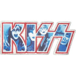 Kiss - Écusson - Taille unique (Bleu / Blanc / Rouge)