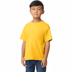 Gildan - T-shirt SOFTSTYLE - Enfant (Jaune vif)