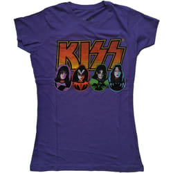 Kiss - T-shirt - Femme (Violet)