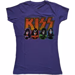 Kiss - T-shirt - Femme (Violet)