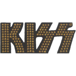 Kiss - Patch à repasser - Taille unique (Noir / Cuivré)