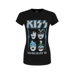 Kiss - T-shirt MADE FOR LOVIN´ YOU - Adulte (Noir)