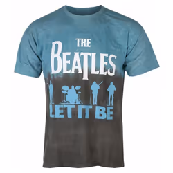 The Beatles - T-shirt LET IT BE - Adulte (Bleu)