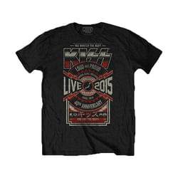 Kiss - T-shirt JAPAN LIVE - Adulte (Noir)