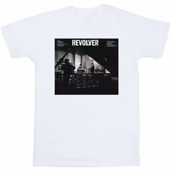 The Beatles - T-shirt REVOLVER STUDIO - Adulte (Blanc)