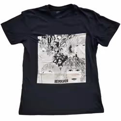 The Beatles - T-shirt REVOLVER - Adulte (Noir)