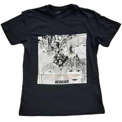 The Beatles - T-shirt REVOLVER - Adulte (Noir)