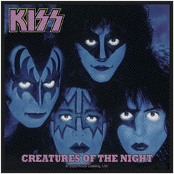 Kiss - Écusson CREATURES OF THE NIGHT - Taille unique (Noir / Bleu)