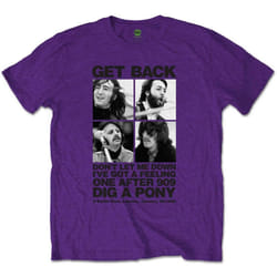 The Beatles - T-shirt SAVILE ROW - Adulte (Violet)
