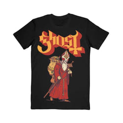 Ghost - T-shirt GREETINGS FROM PAPA NOEL - Adulte (Noir)
