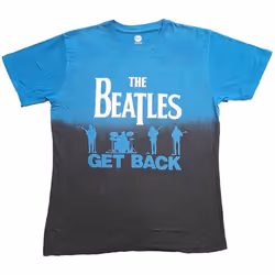 The Beatles - T-shirt GET BACK - Adulte (Bleu / Noir)