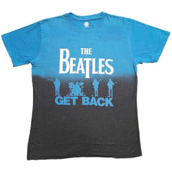 The Beatles - T-shirt GET BACK - Adulte (Bleu / Noir)