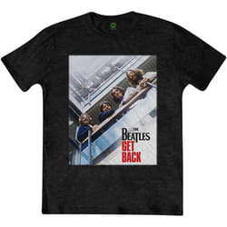 The Beatles - T-shirt GET BACK - Adulte (Noir)
