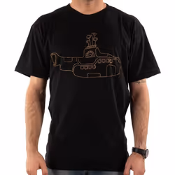 The Beatles - T-shirt YELLOW SUBMARINE - Adulte (Noir)