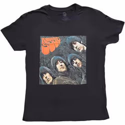 The Beatles - T-shirt RUBBER SOUL - Femme (Noir)