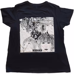 The Beatles - T-shirt REVOLVER - Femme (Noir)