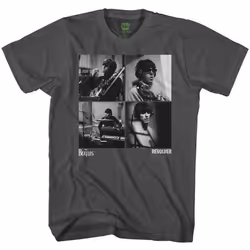 The Beatles - T-shirt REVOLVER - Adulte (Gris charbon)