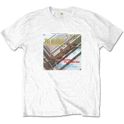 The Beatles - T-shirt PLEASE PLEASE ME - Adulte (Blanc)