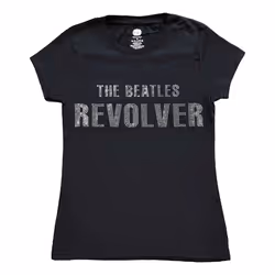 The Beatles - T-shirt REVOLVER - Femme (Noir)