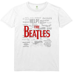 The Beatles - T-shirt - Adulte (Blanc)