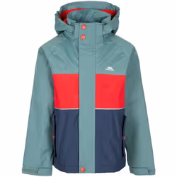 Trespass - Veste imperméable OCEAN - Enfant (Vert sombre)