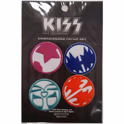 Kiss - Ensemble Patch à repasser - Taille unique (Multicolore)