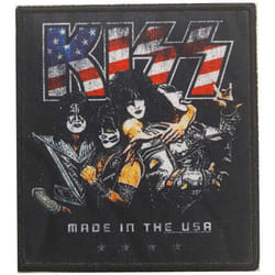 Kiss - Patch à repasser MADE IN THE USA - Taille unique (Noir)