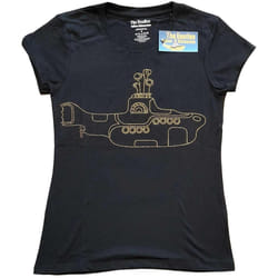 The Beatles - T-shirt YELLOW SUBMARINE - Femme (Noir)