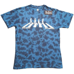 The Beatles - T-shirt - Adulte (Bleu)