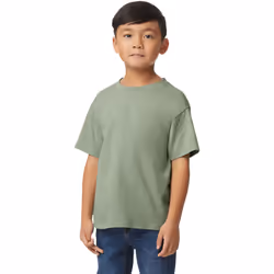Gildan - T-shirt SOFTSTYLE - Enfant (Vert de gris)